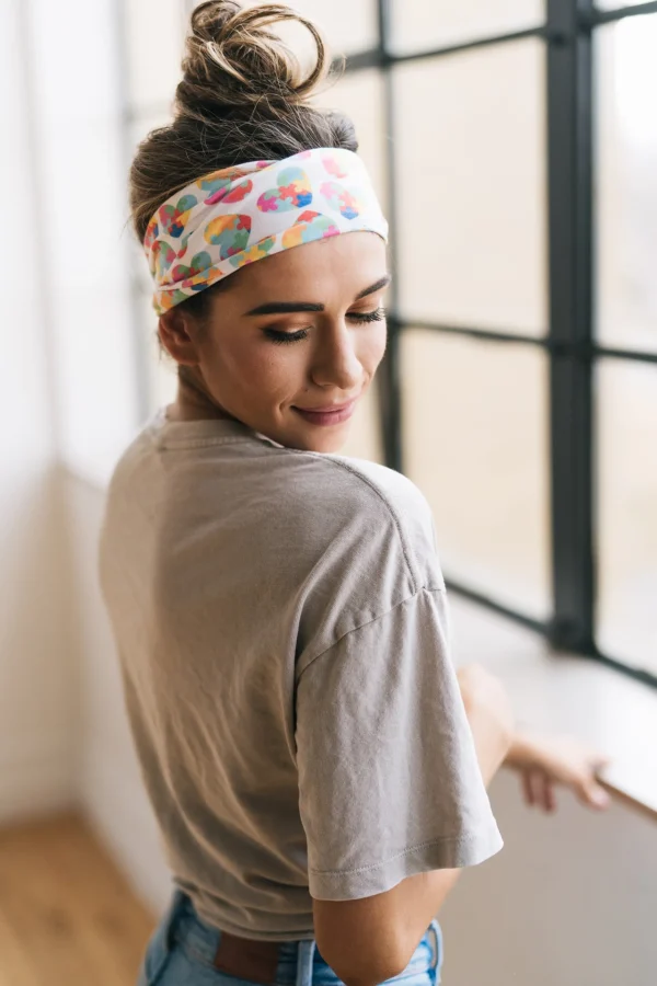 Headbands>Maven Thread AUTISM AWARENESS - 4'' Headband
