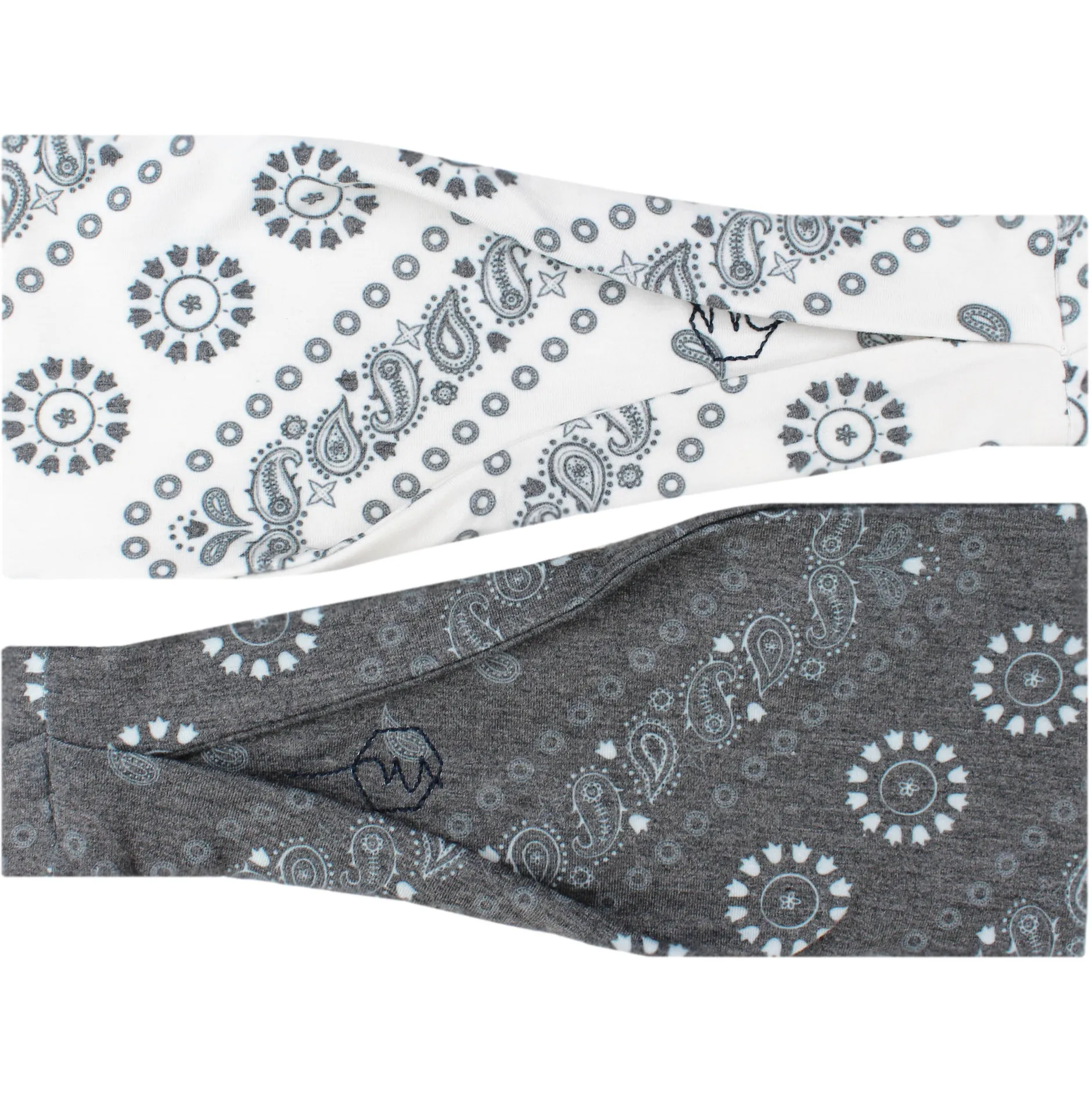 bandana_buw___headband_0.webp Headbands>Maven Thread BANDANA Bu0026W - 4'' Headband