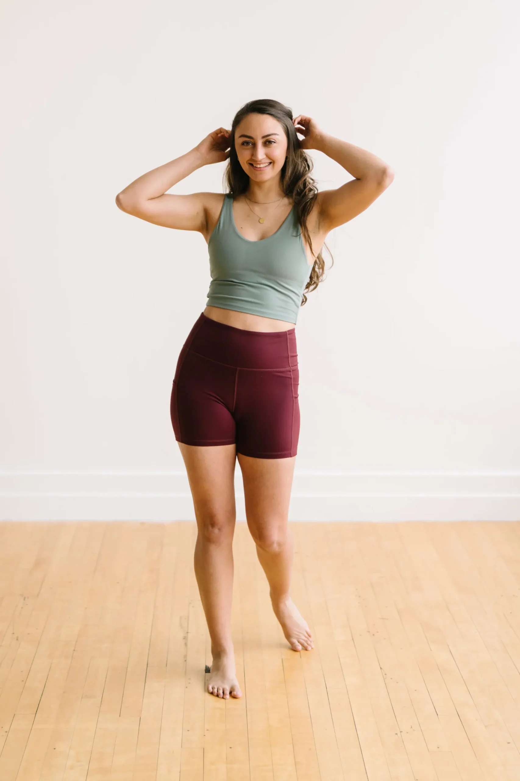 biker_shorts____burgundy_7.webp Shorts>Maven Thread Biker Shorts - 6'' - Burgundy