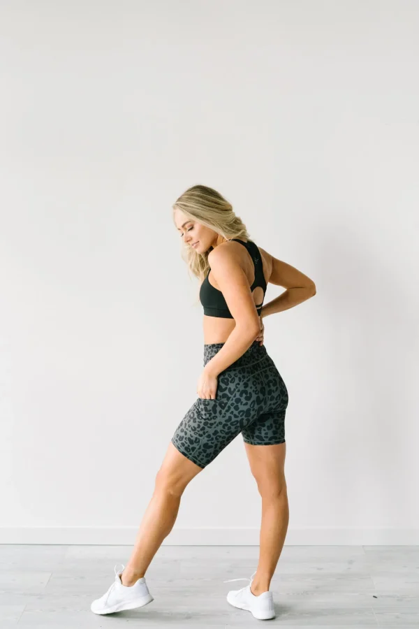 Shorts>Maven Thread Biker Shorts - 8'' - Grey Leopard