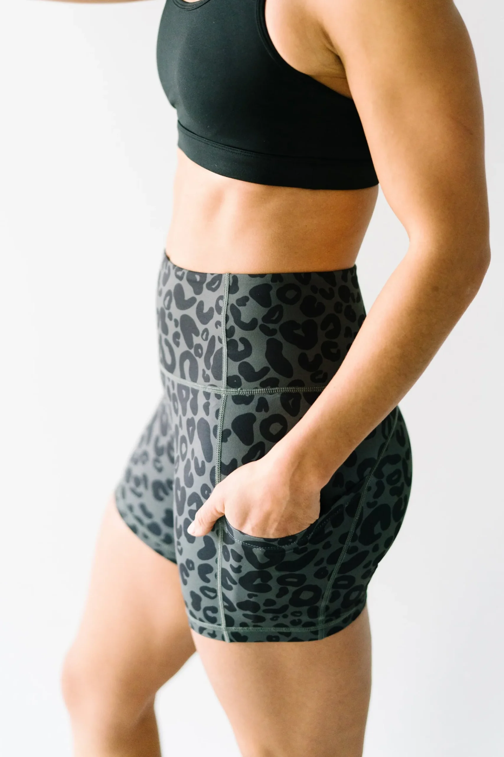 biker_shorts____grey_leop_3-2.webp Shorts>Maven Thread Biker Shorts - 4'' - Grey Leopard