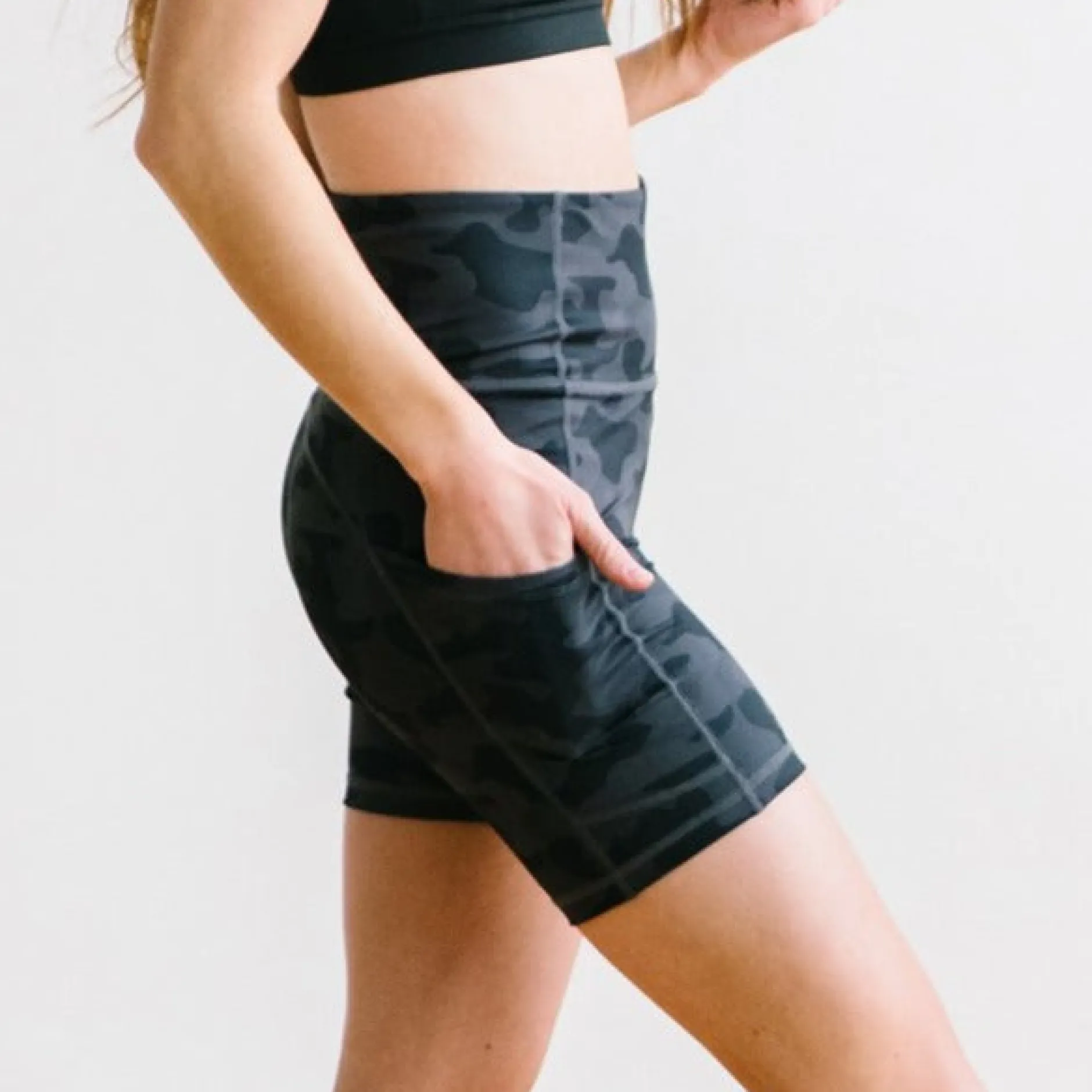 biker_shorts___black_camo_0.webp Shorts>Maven Thread Biker Shorts - 6''- Black Camo