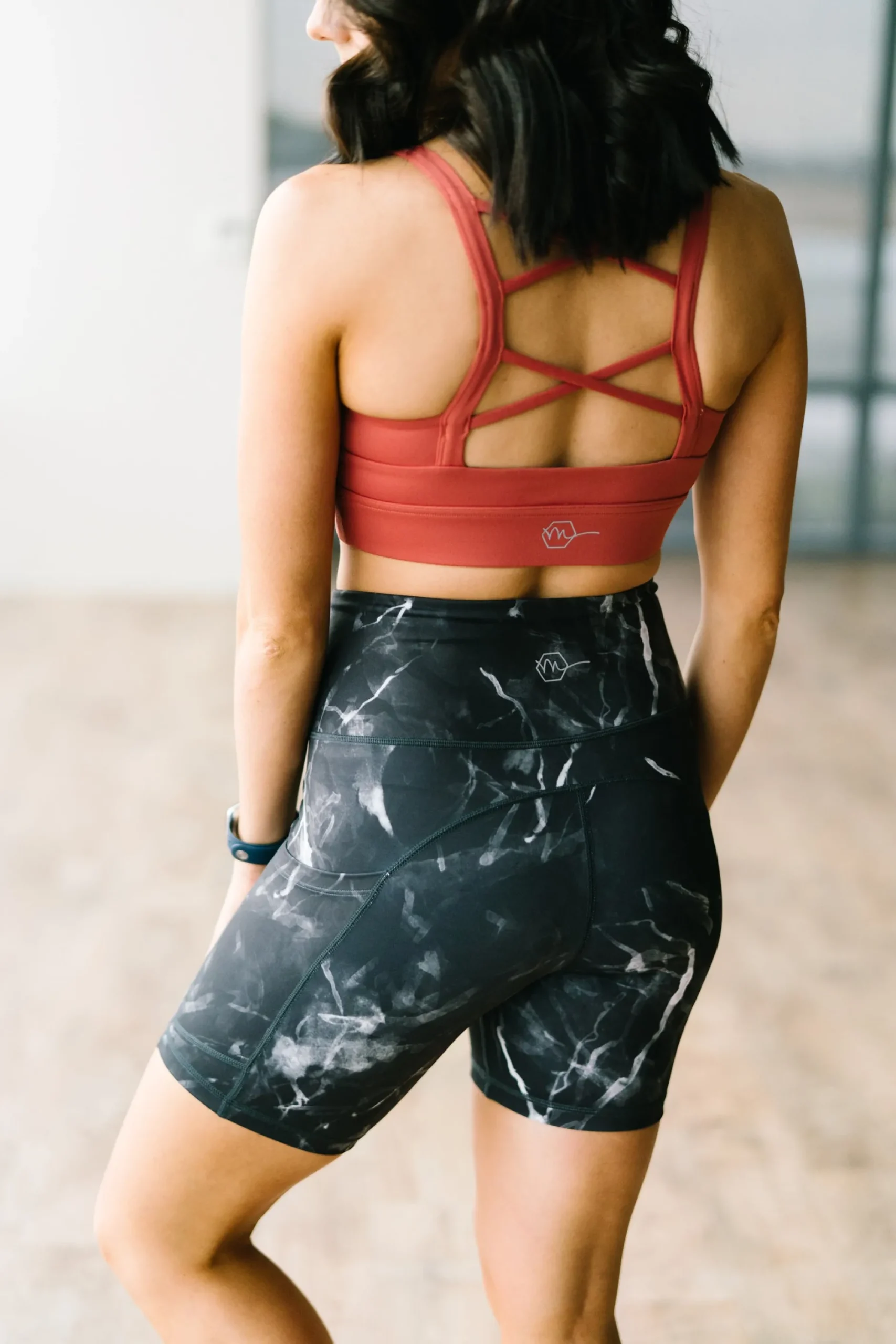 biker_shorts___black_marb_7.webp Shorts>Maven Thread Biker Shorts - 6''- Black Marble