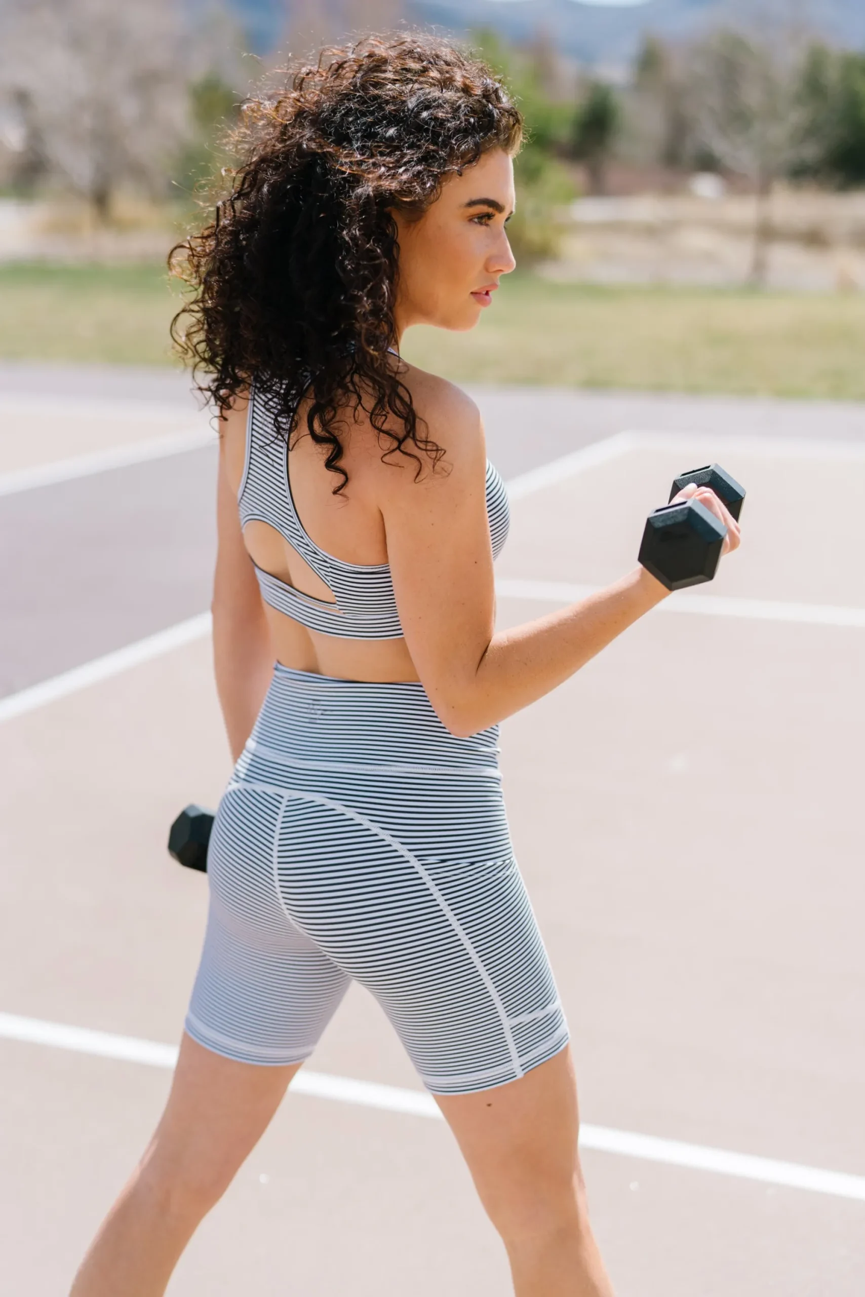 biker_shorts___buw_stripe_5.webp Shorts>Maven Thread Biker Shorts - 6''- Bu0026W Stripe