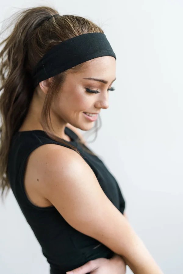 Headbands>Maven Thread BLACK BASICS - 2'' Headband