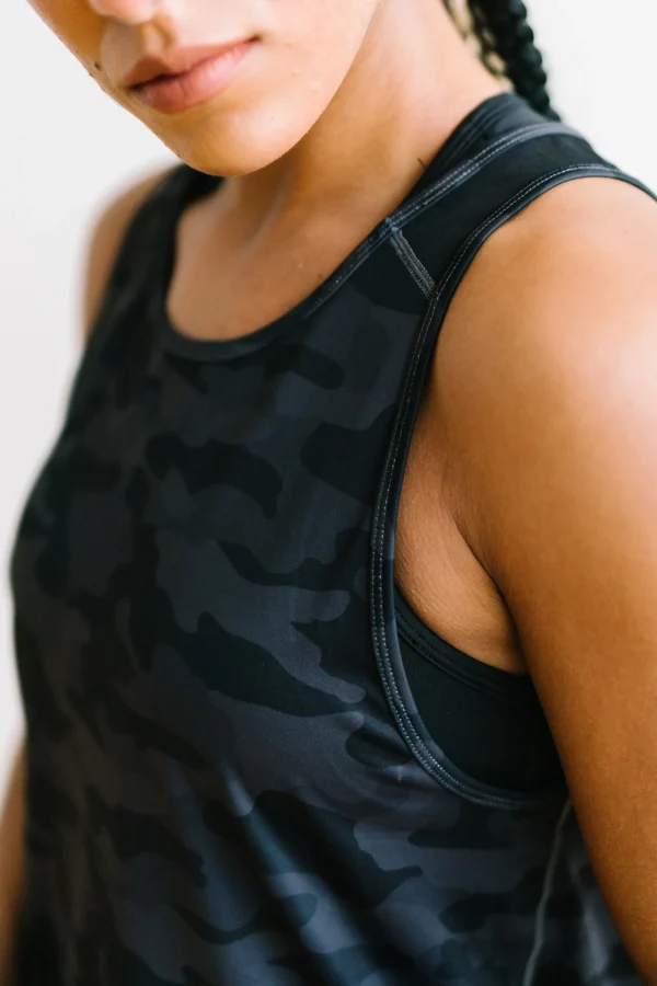 Tanks>Maven Thread Breathe Tank - Black Camo