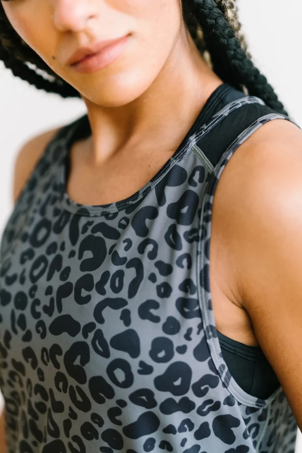 Tanks>Maven Thread Breathe Tank - Grey Leopard