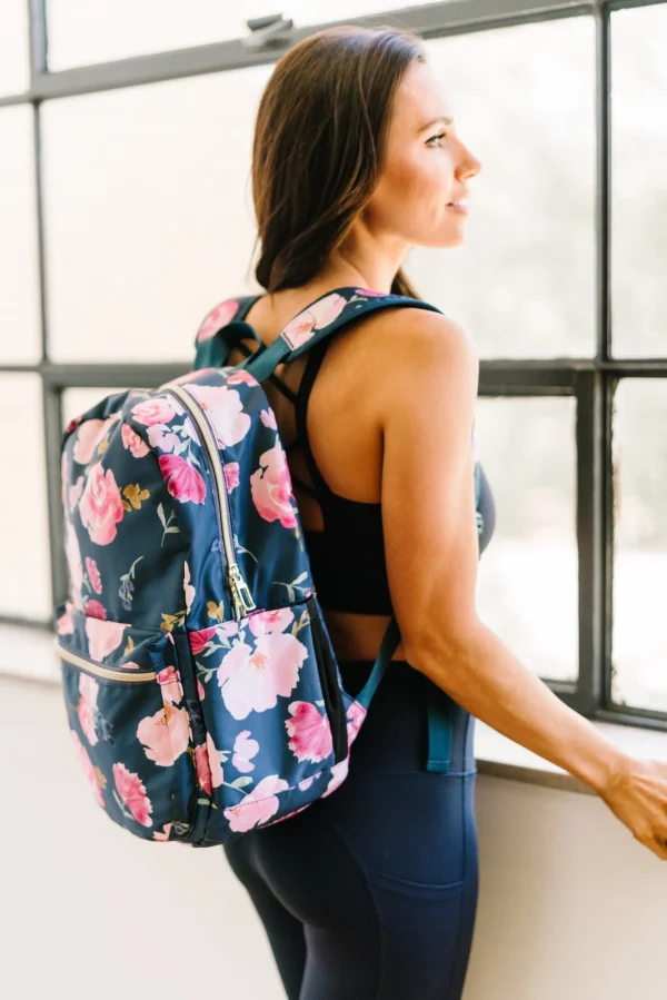 Backpacks>Maven Thread Classic Backpack - Navy Floral