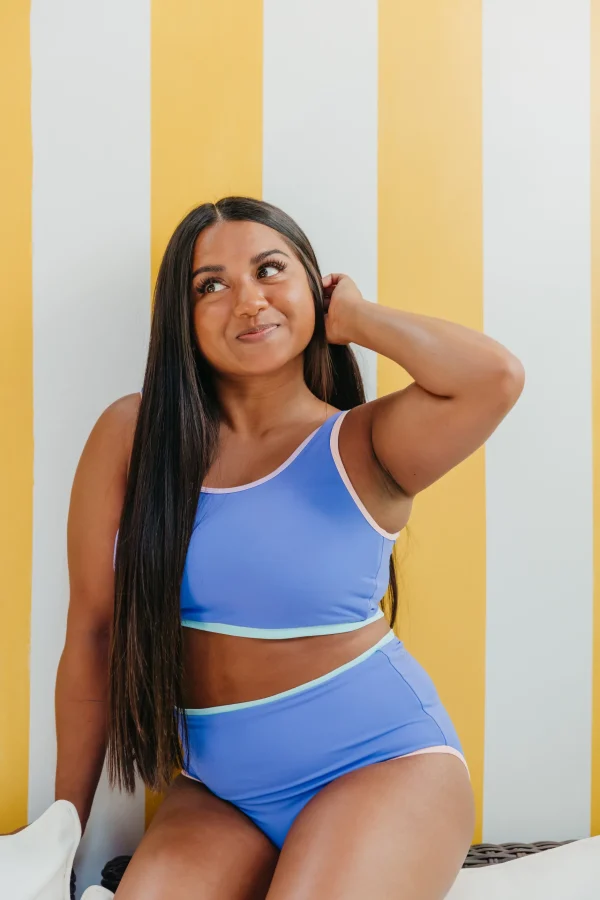 Swim Tops | Swim Tops>Maven Thread Coastal Bikini Top - Purple Colorblock