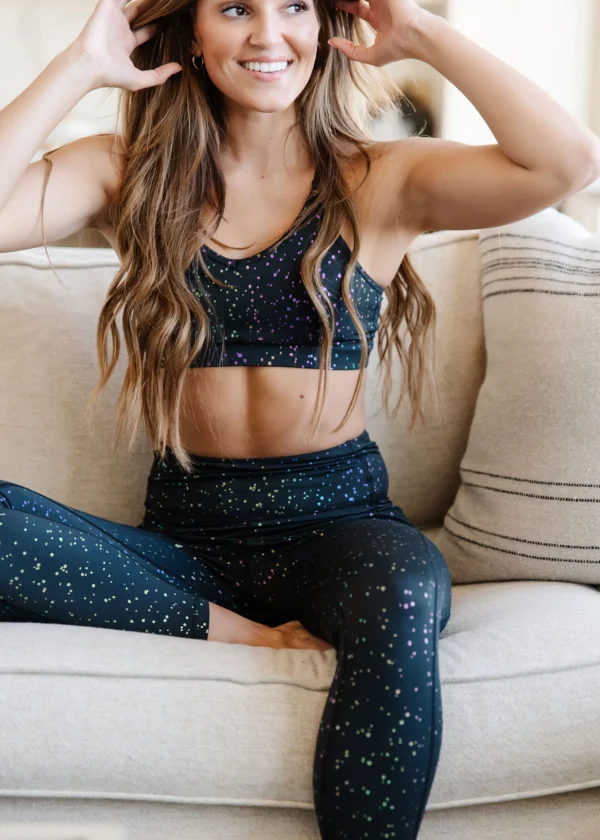 Sports Bras>Maven Thread Confidence Sports Bra - Rainbow Foil