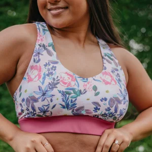 Sports Bras>Maven Thread Criss Cross Sports Bra - Deep Orchid