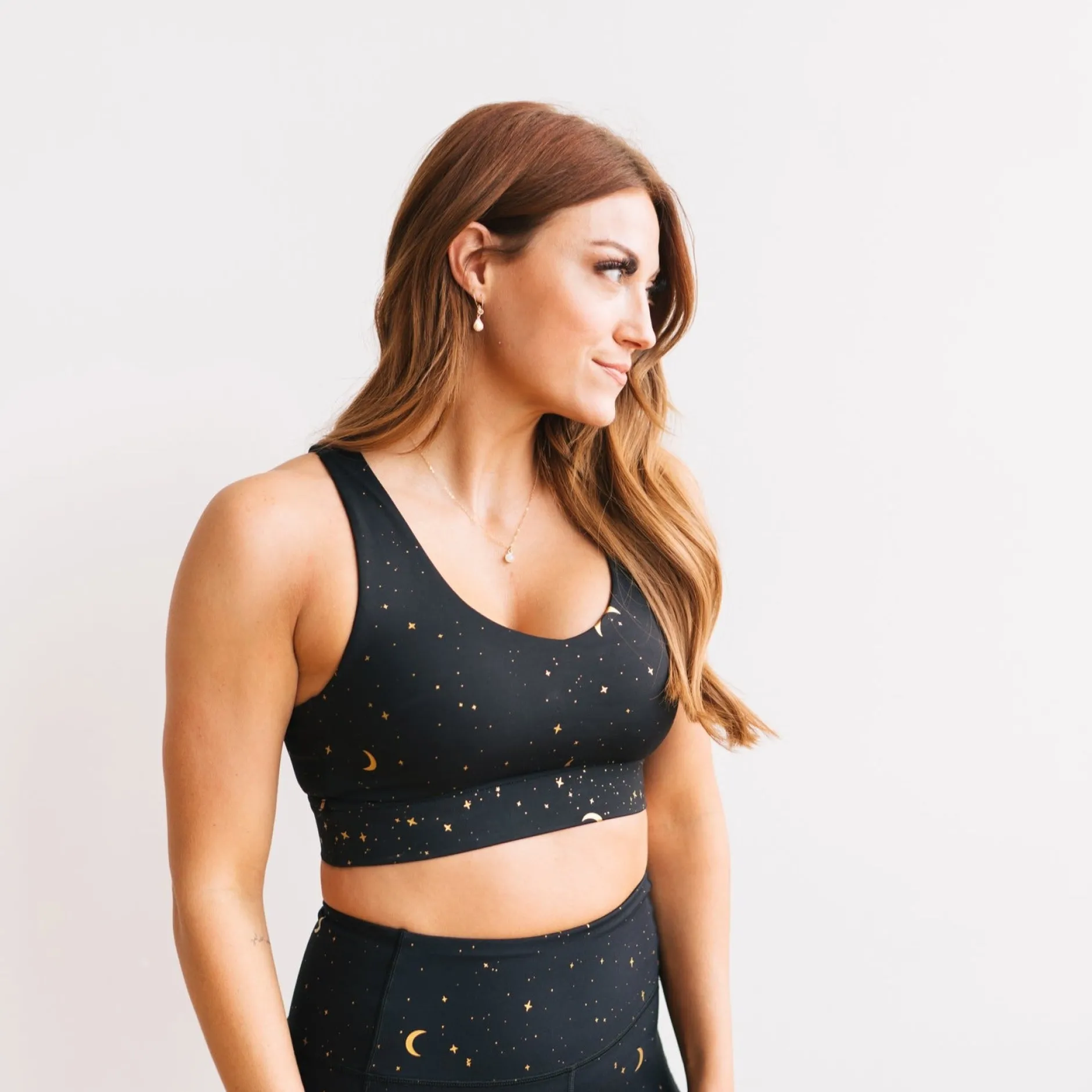 criss_cross_sports_bra__m_1.webp Sports Bras>Maven Thread Criss Cross Sports Bra - Moons