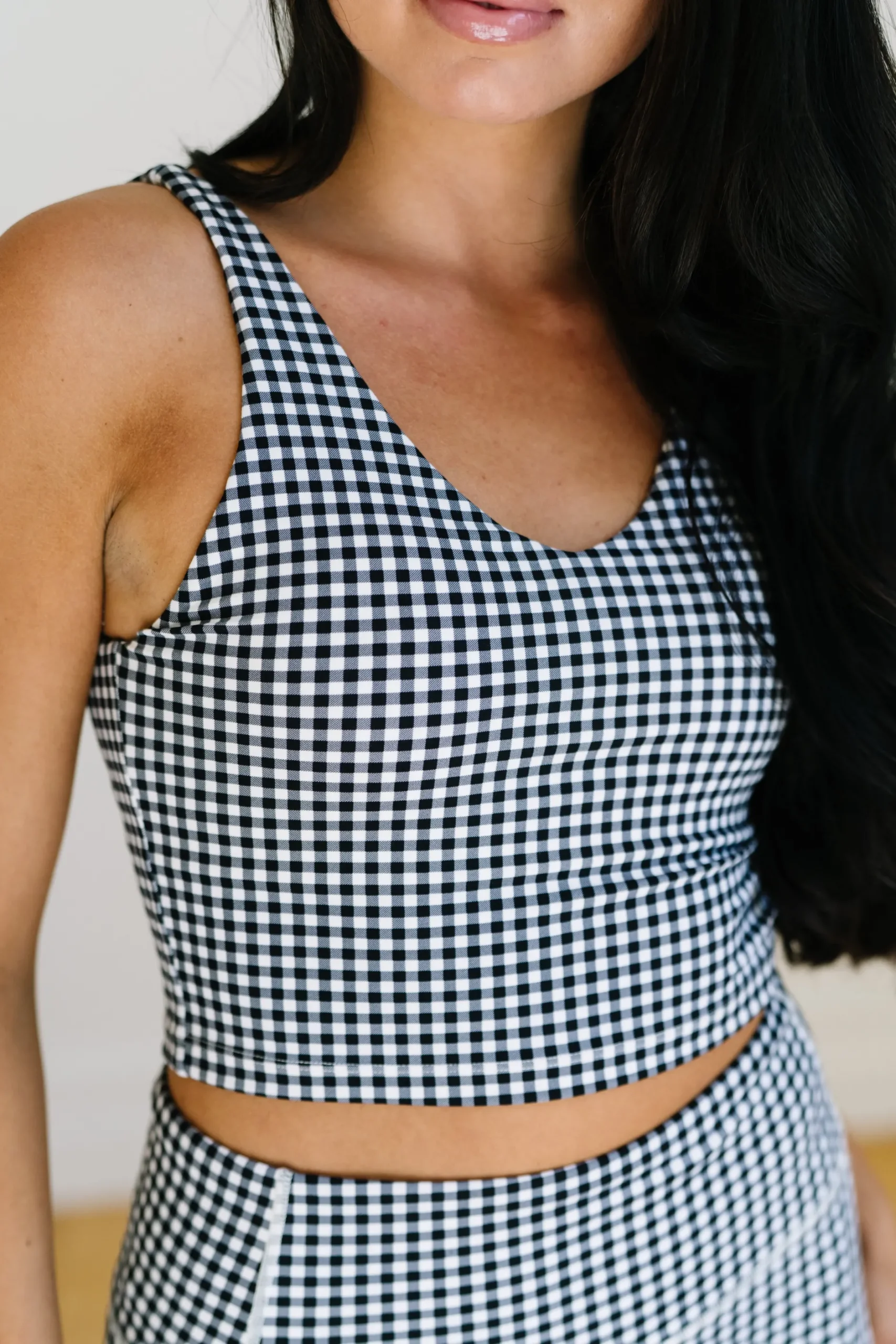 crop_tank_sports_bra__buw_2.webp Sports Bras | Tanks>Maven Thread Crop Tank Sports Bra - Bu0026W Gingham