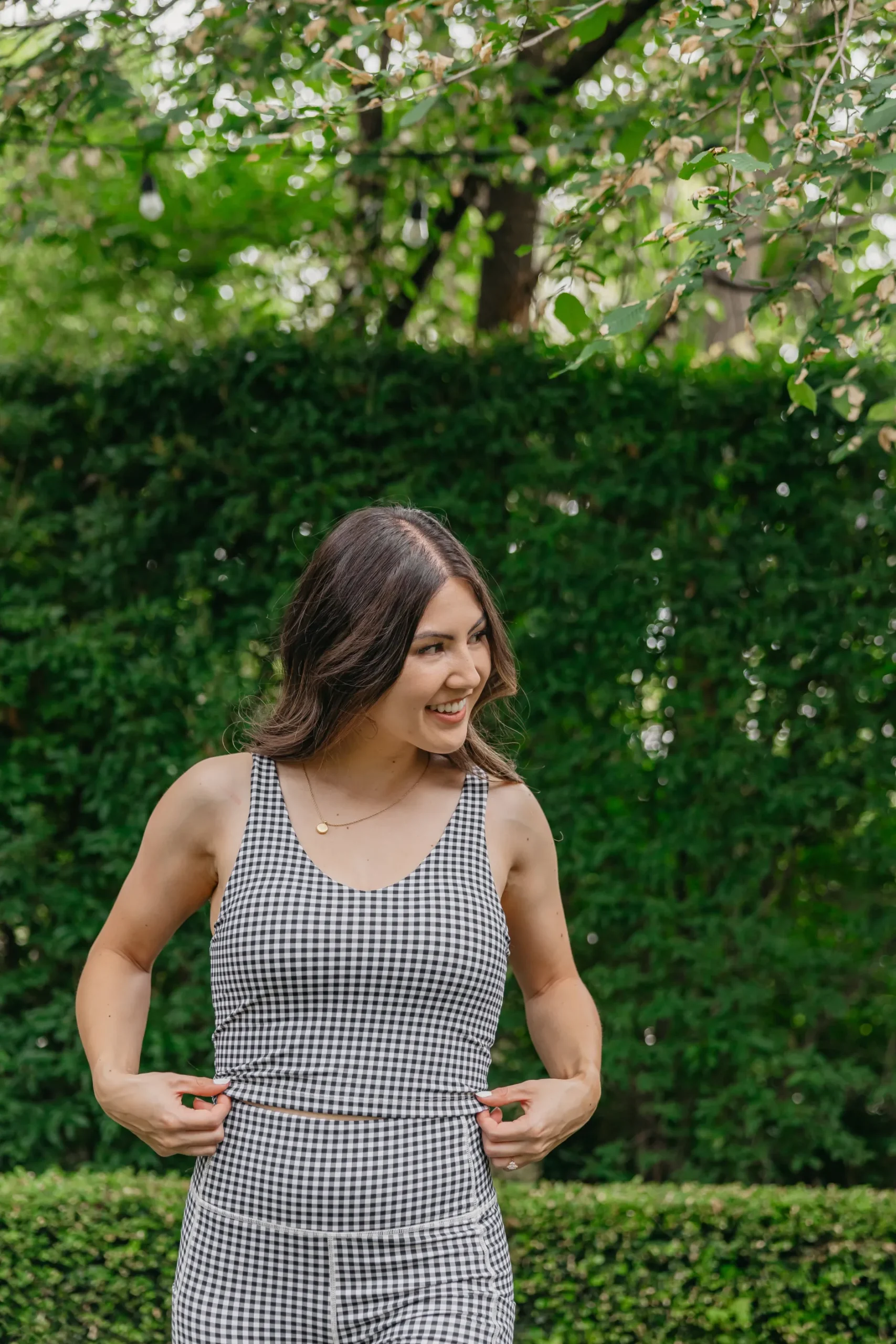 crop_tank_sports_bra__buw_3.webp Sports Bras | Tanks>Maven Thread Crop Tank Sports Bra - Bu0026W Gingham