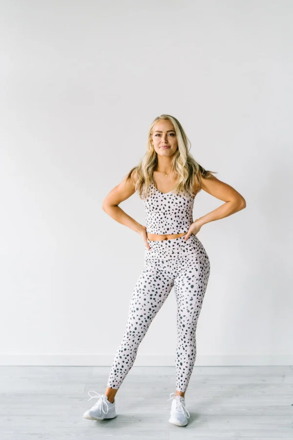Sports Bras | Tanks>Maven Thread Crop Tank Sports Bra - Dalmatian