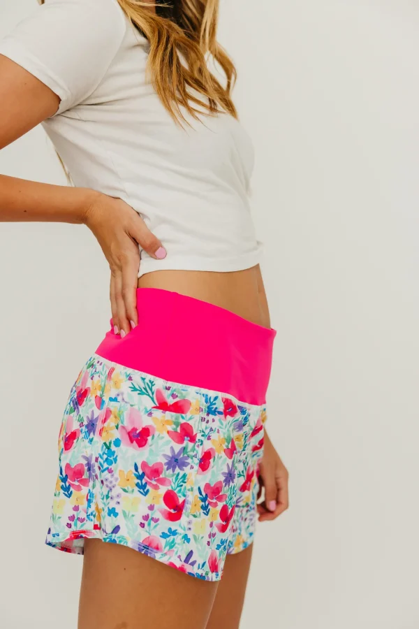 Shorts>Maven Thread Elite Shorts - 3.5'' - Hot Pink Floral