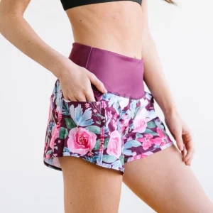 Shorts>Maven Thread Elite Shorts - 3.5'' - Maroon Floral
