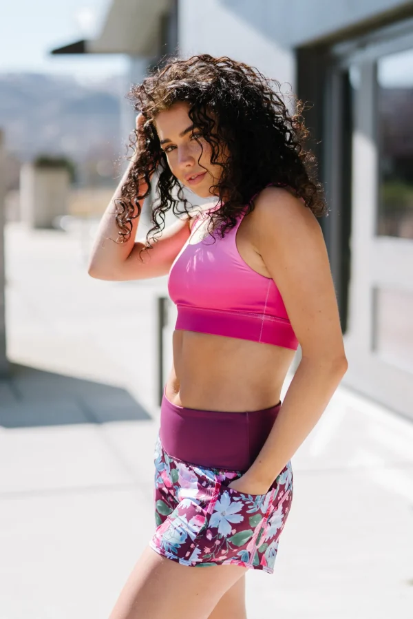 Shorts>Maven Thread Elite Shorts - 3.5'' - Maroon Floral