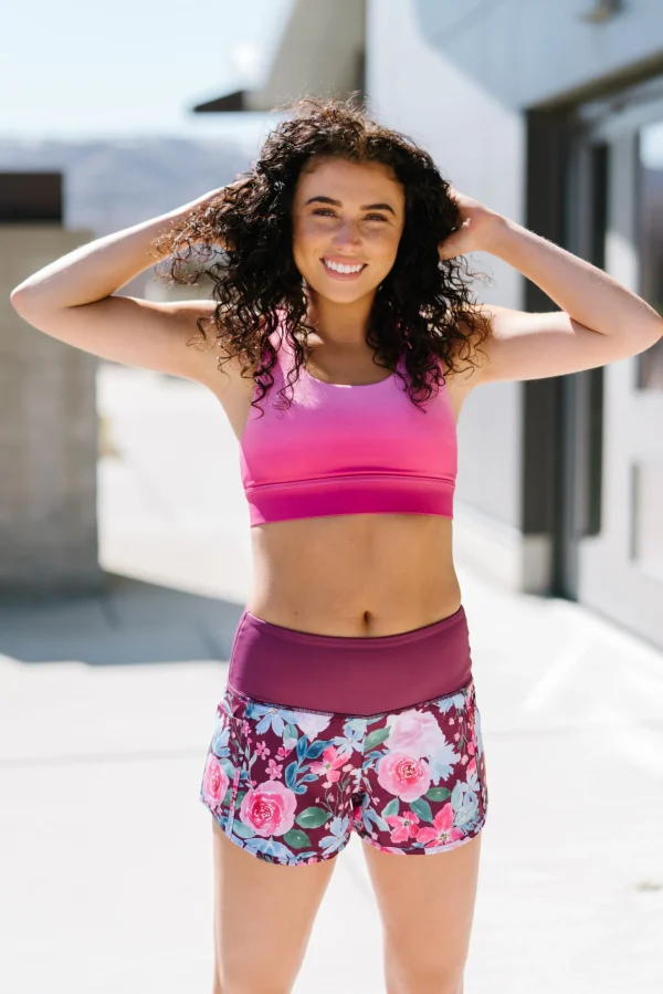 Shorts>Maven Thread Elite Shorts - 3.5'' - Maroon Floral