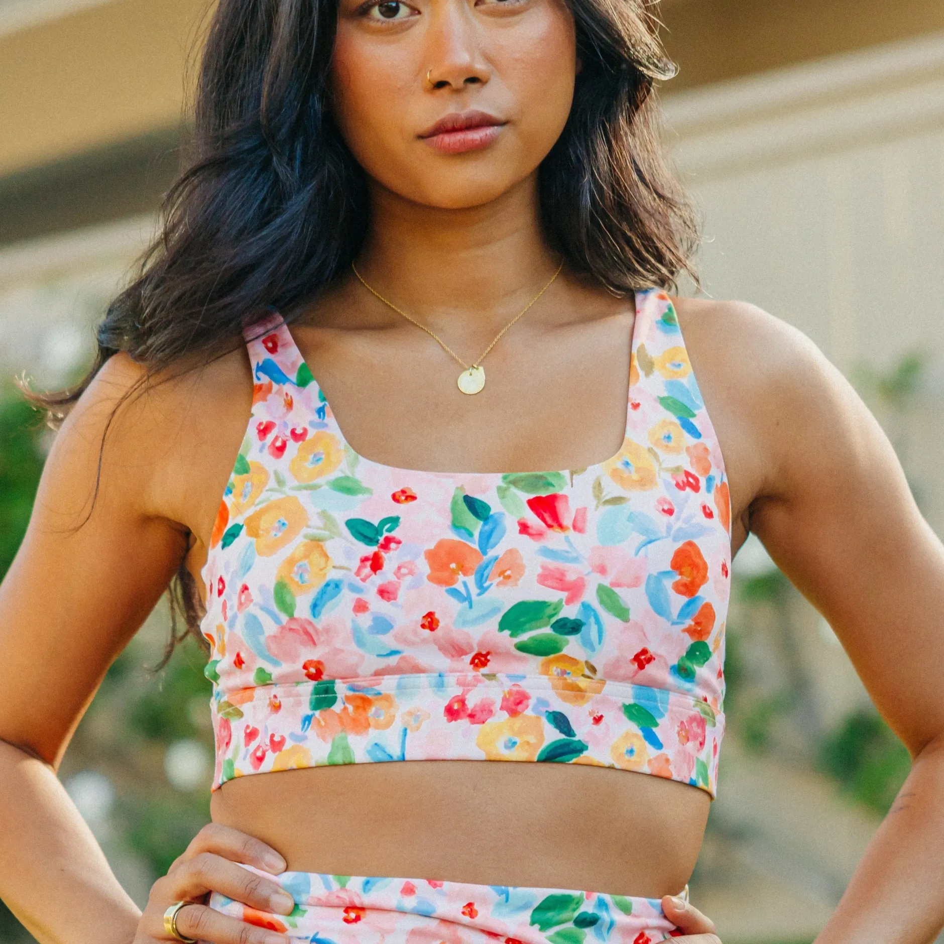 fearless_sports_bra__wate_1.webp Sports Bras>Maven Thread Fearless Sports Bra - Watercolor Floral