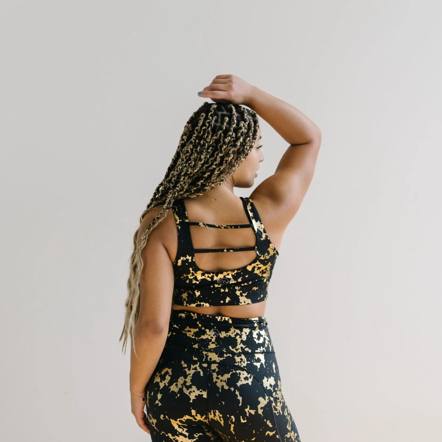 fierce_sports_bra__gold_f_1.webp Sports Bras>Maven Thread Fierce Sports Bra - Gold Foil