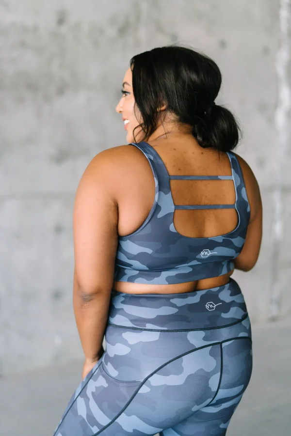 Sports Bras>Maven Thread Fierce Sports Bra - Navy Camo