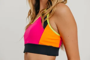 Sports Bras>Maven Thread Flex Sports Bra - Neon
