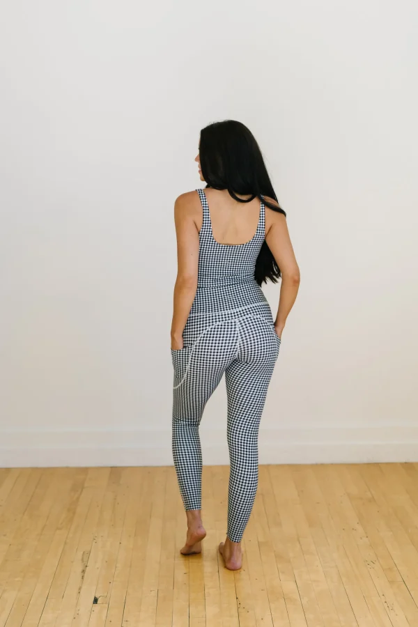 Leggings>Maven Thread Focus Leggings - Bu0026W Gingham