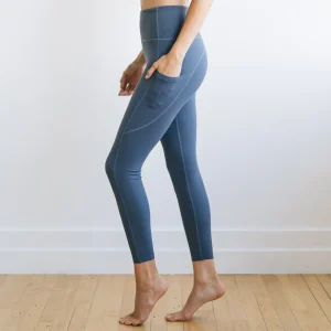 Leggings>Maven Thread Focus Leggings - Dusty Blue