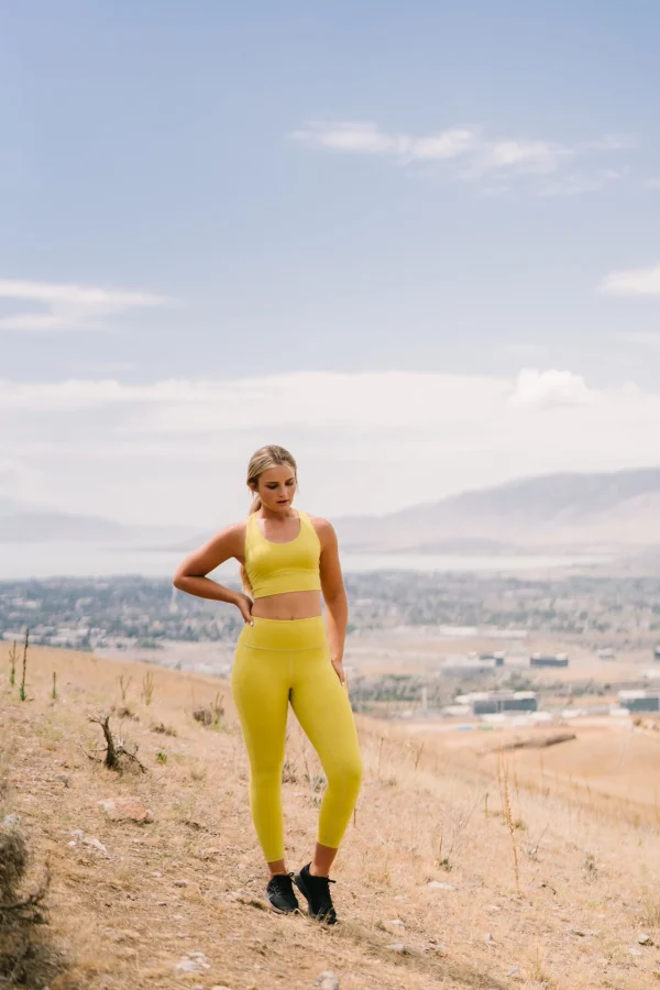 Leggings>Maven Thread Focus Leggings - Lime