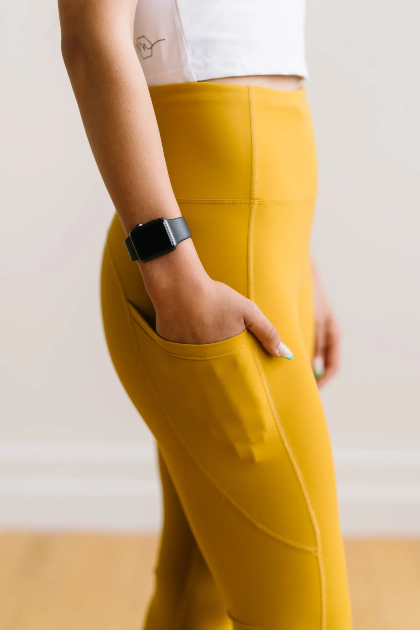 focus_leggings__mustard_2.webp Leggings>Maven Thread Focus Leggings - Mustard