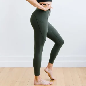 Leggings>Maven Thread Focus Leggings - Olive Green