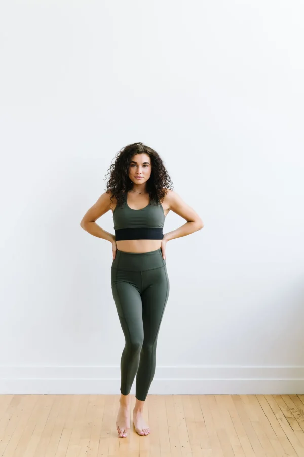 Leggings>Maven Thread Focus Leggings - Olive Green