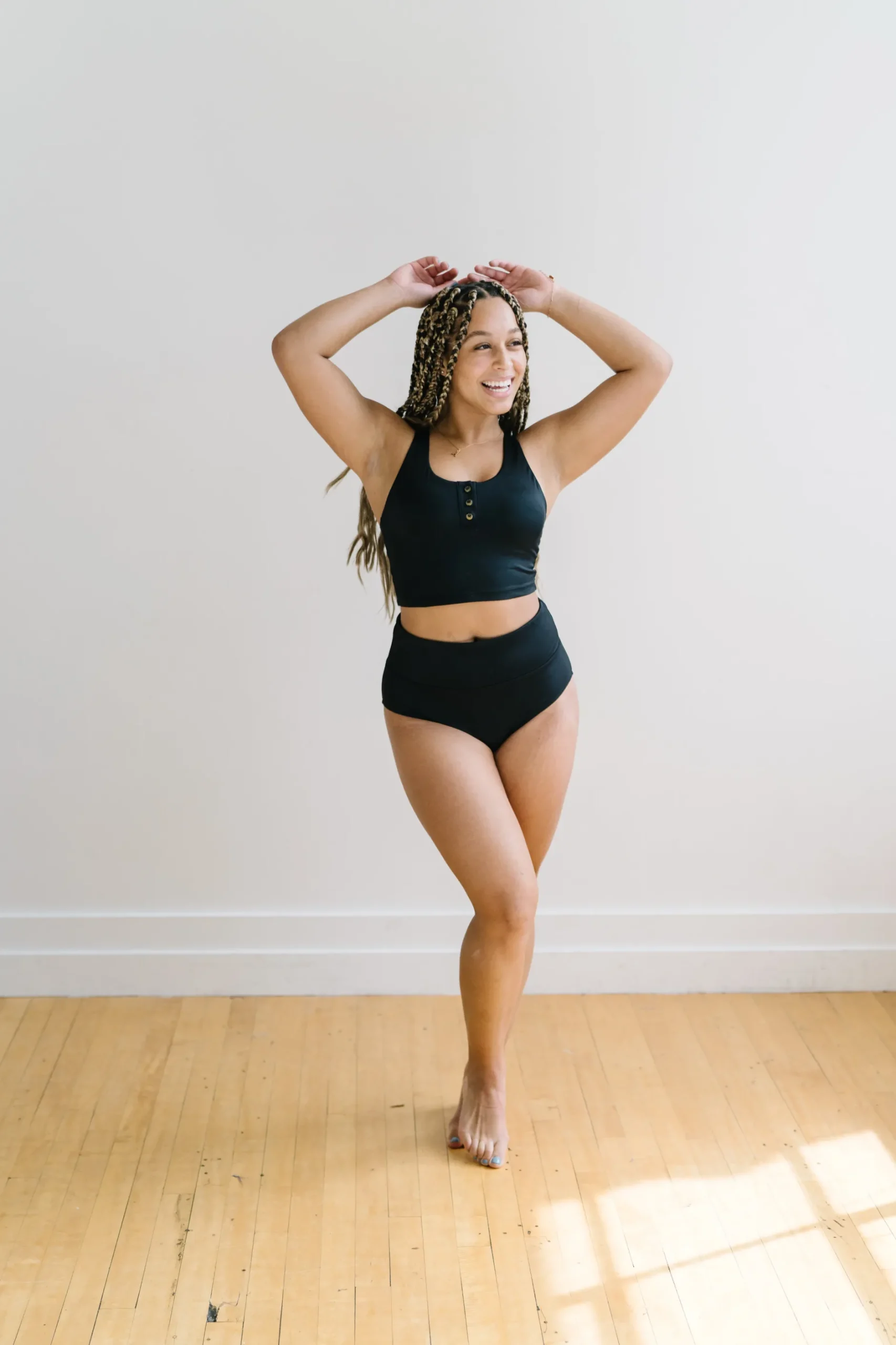 henley_bikini_crop_top__b_2-1.webp Swim Tops | Swim Tops>Maven Thread Henley Bikini Crop Top - Black