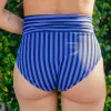 Swim Bottoms | Swim Bottoms>Maven Thread High Rise Bottoms - Blackberry Stripe