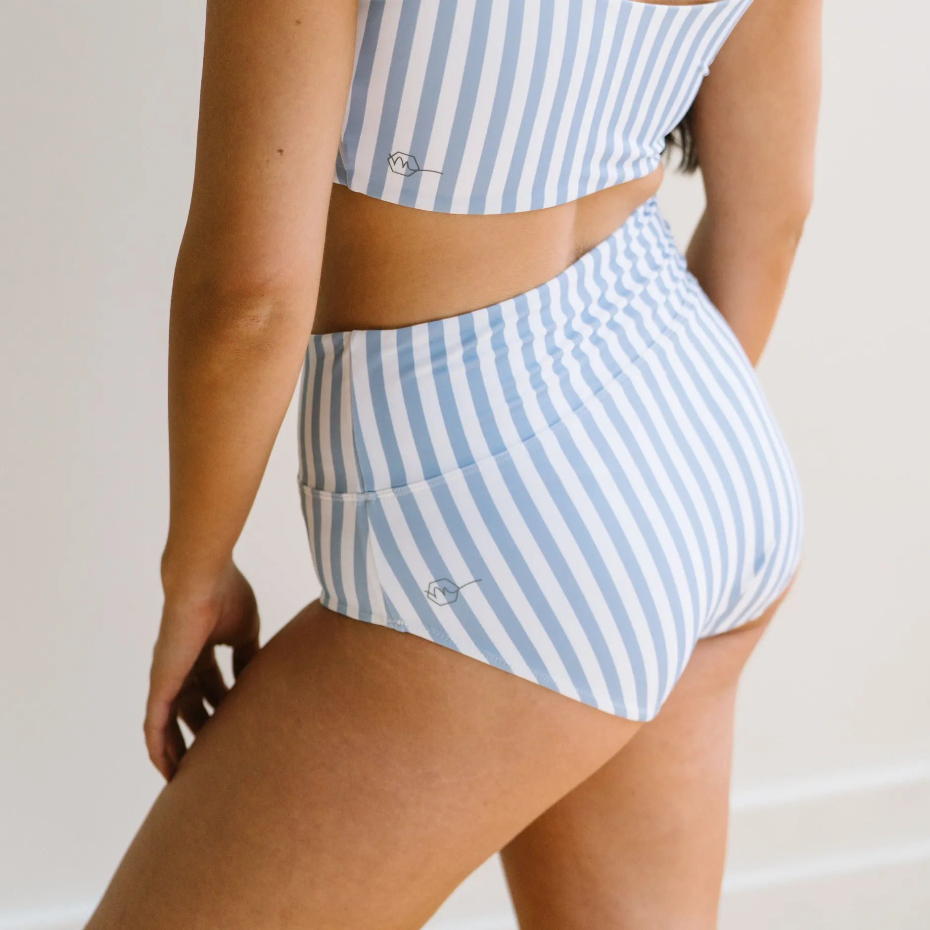 high_rise_bottoms__blue_s_1.webp Swim Bottoms | Swim Bottoms>Maven Thread High Rise Bottoms - Blue Stripe