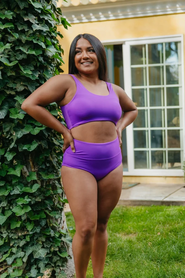 Swim Bottoms | Swim Bottoms>Maven Thread High Rise Bottoms - Electric Purple