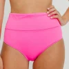 Swim Bottoms | Swim Bottoms>Maven Thread High Rise Bottoms - Hot Pink