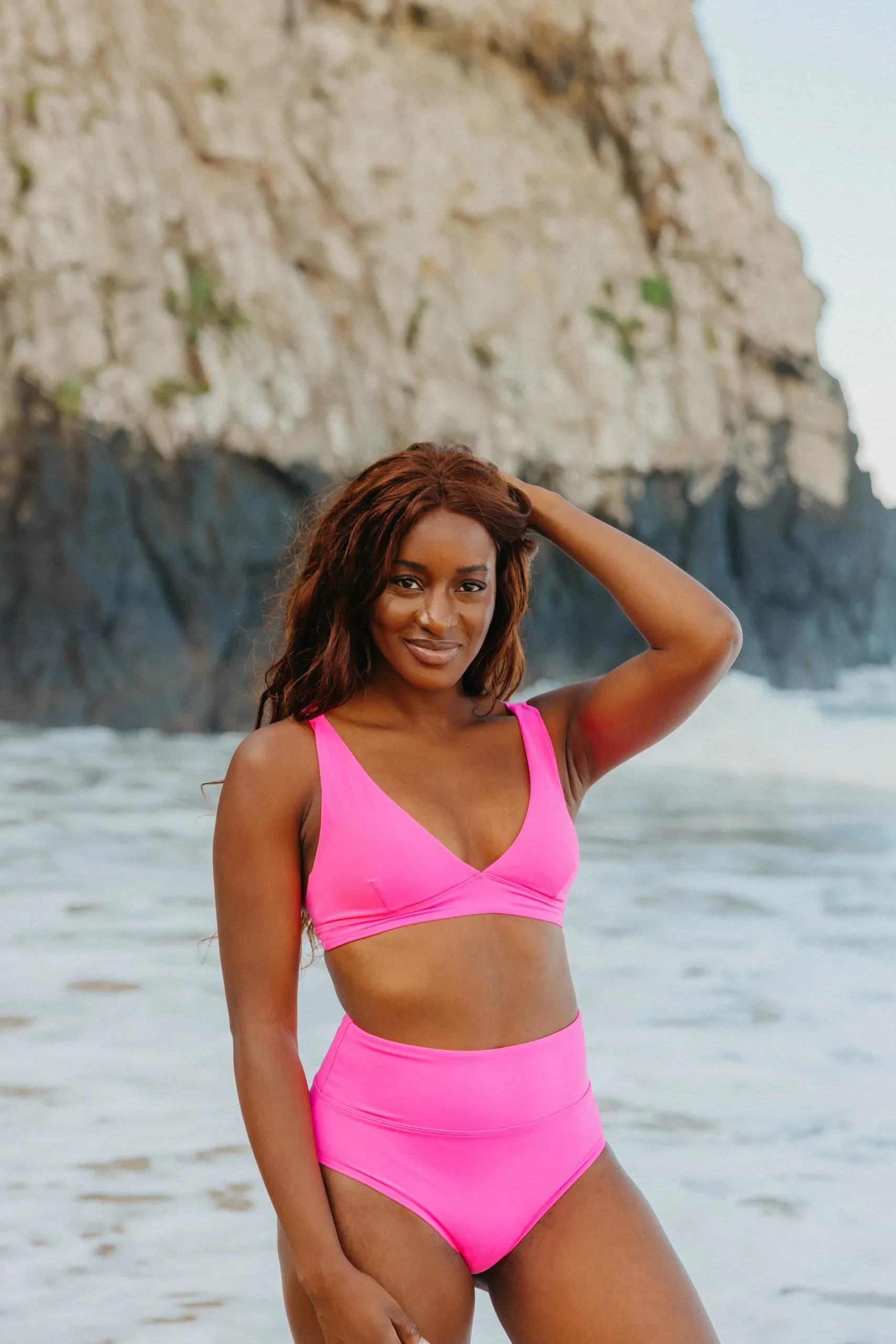 high_rise_bottoms__hot_pi_4.webp Swim Bottoms | Swim Bottoms>Maven Thread High Rise Bottoms - Hot Pink