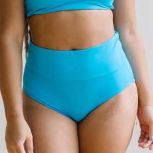 Swim Bottoms | Swim Bottoms>Maven Thread High Rise Bottoms - Neon Blue