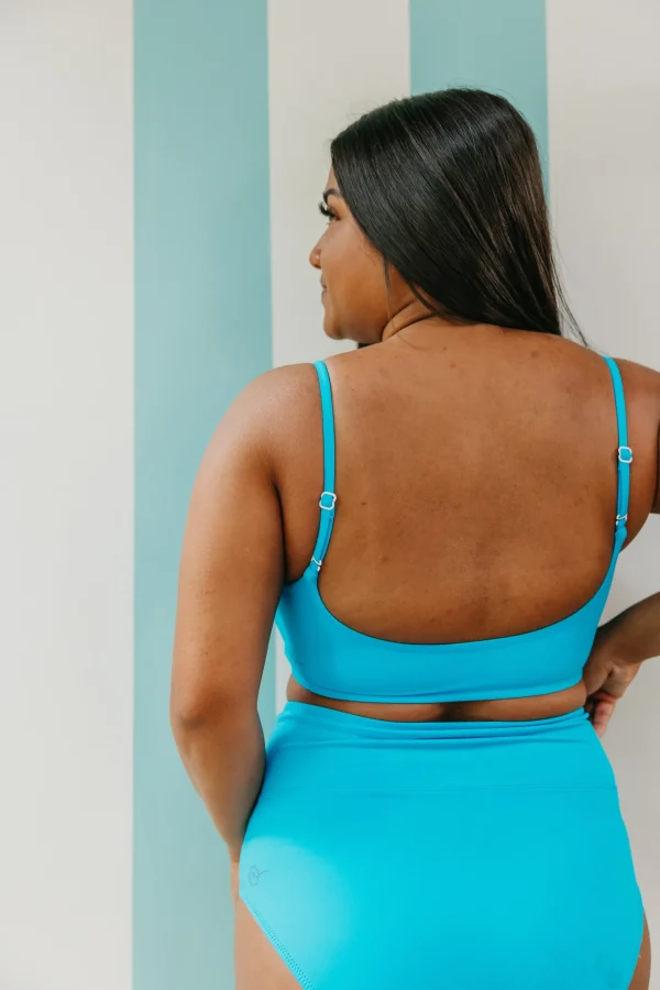Swim Bottoms | Swim Bottoms>Maven Thread High Rise Bottoms - Neon Blue