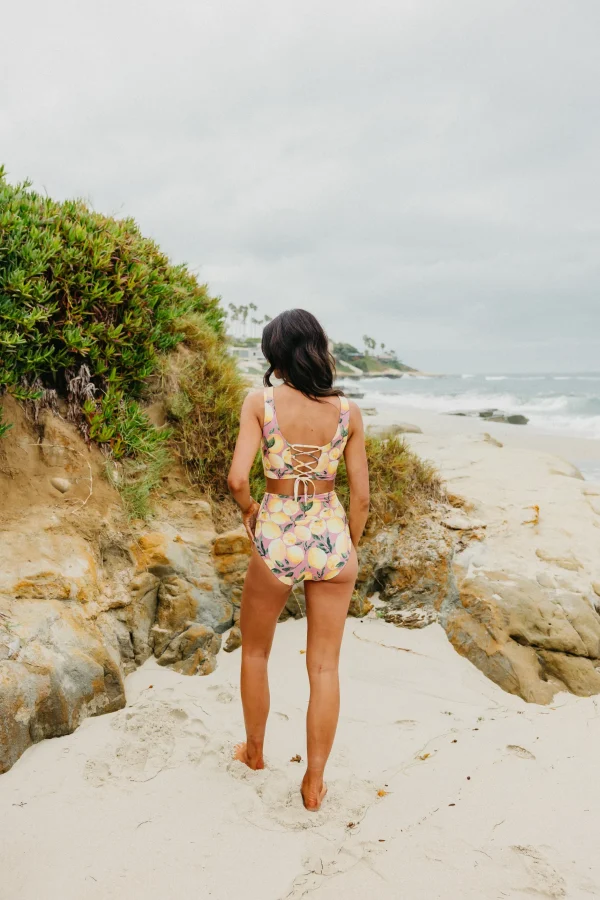 Swim Bottoms | Swim Bottoms>Maven Thread High Rise Bottoms - Pink Lemonade