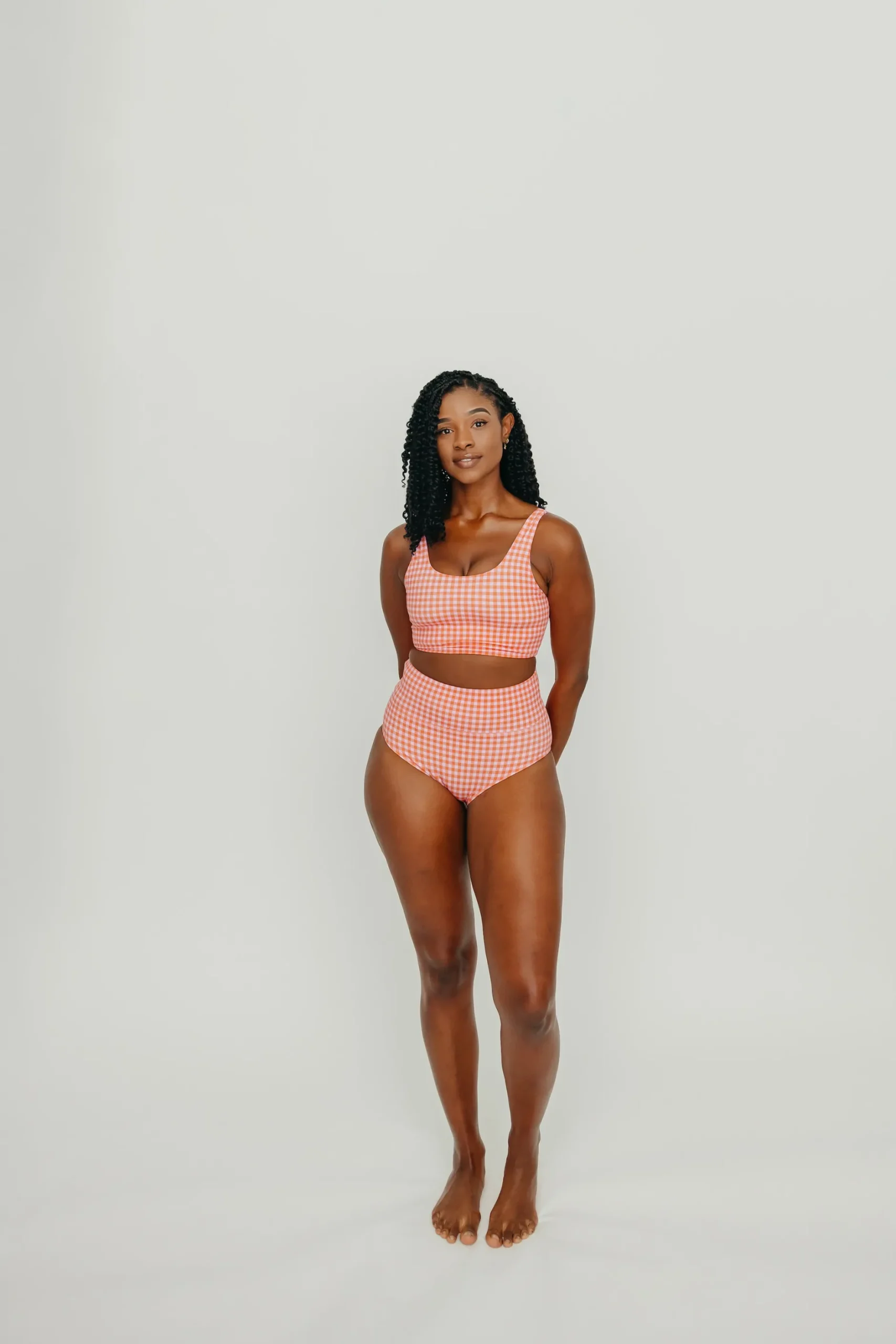 high_rise_bottoms__summer_10.webp Swim Bottoms | Swim Bottoms>Maven Thread High Rise Bottoms - Summer Gingham