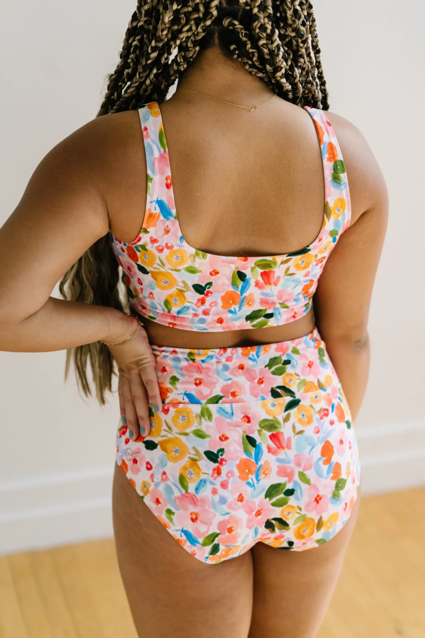 high_rise_bottoms__waterc_2.webp Swim Bottoms | Swim Bottoms>Maven Thread High Rise Bottoms - Watercolor Floral