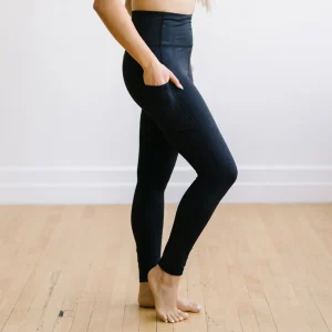 Leggings>Maven Thread Inspire Leggings - Black Snakeskin