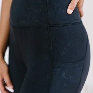 Leggings>Maven Thread Inspire Leggings - Black Snakeskin