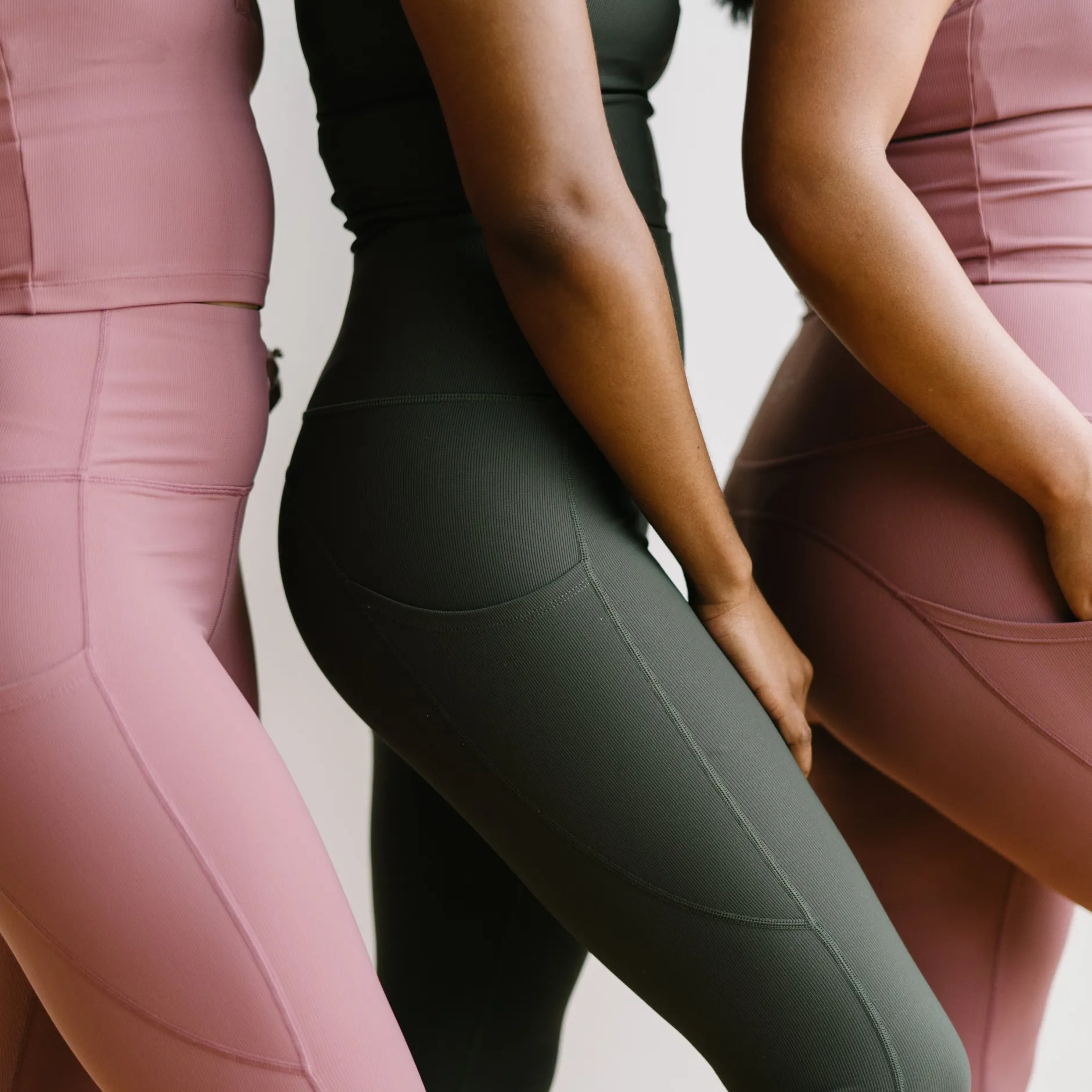 inspire_leggings__green_r_2.webp Leggings>Maven Thread Inspire Leggings - Green Ribbed