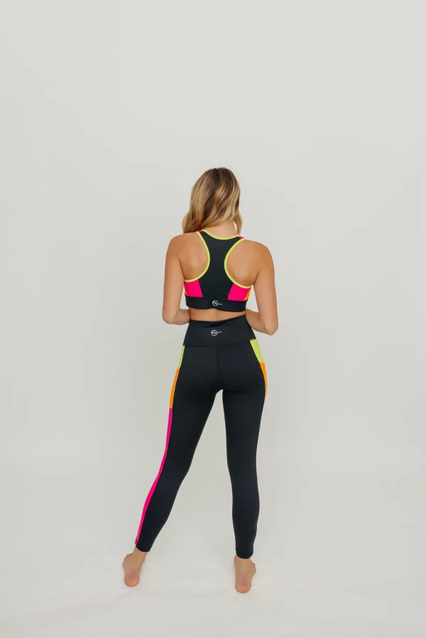 Leggings>Maven Thread Inspire Leggings - Neon Colorblock