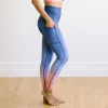 Leggings>Maven Thread Inspire Leggings - Peach/Blue Ombre