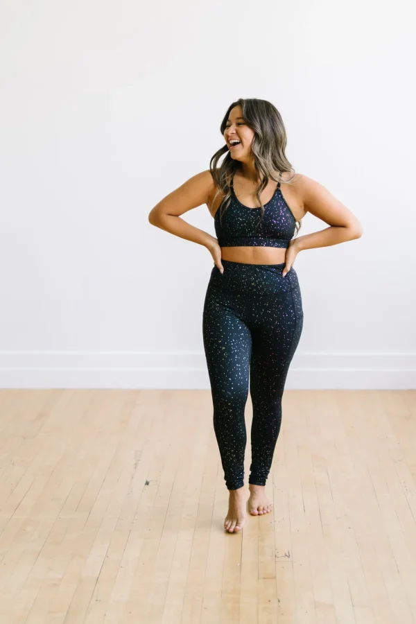 Leggings>Maven Thread Inspire Leggings - Rainbow Foil